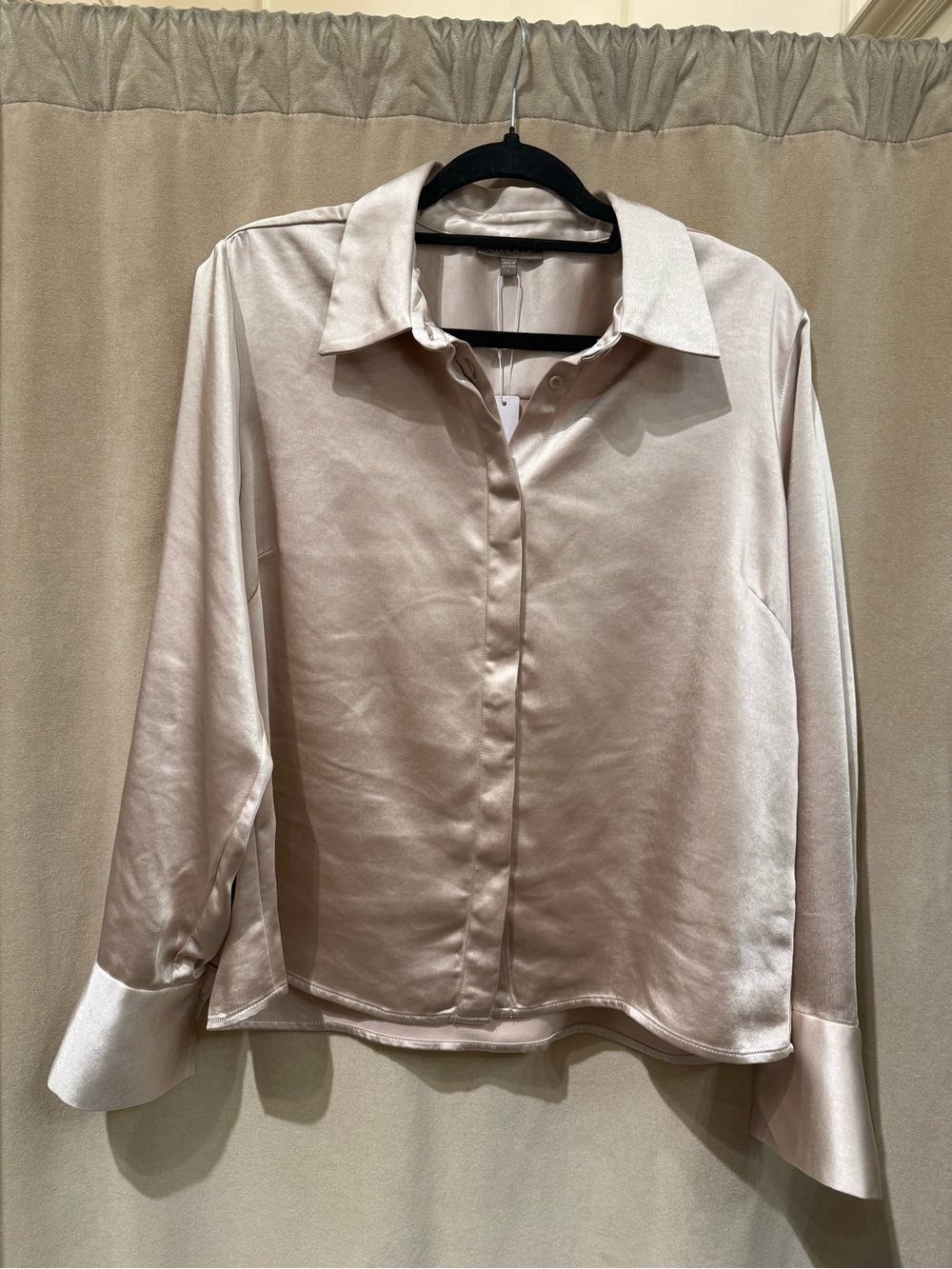 Lilla P Satin Button Down - Picture 5 of 10